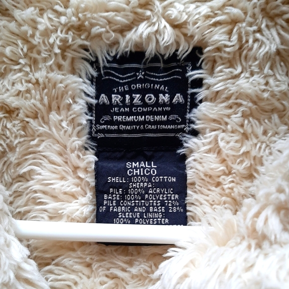 Women's Corduroy Sherpa Lined Jacket Ivory Size Small - Picture 5 of 5